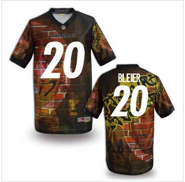 Pittsburgh Steelers #20 BLEIER Men's Stitched NFL Elite Fanatical Version Jersey (4)