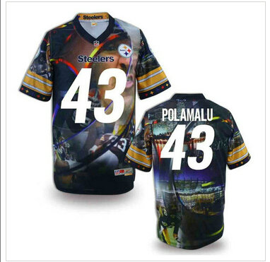Pittsburgh Steelers #43 POLAMALU Men's Stitched NFL Elite Fanatical Version Jersey (2) Pittsburgh Steelers #43 POLAMALU Men's Stitched NFL Elite Fanatical Version Jersey (2)