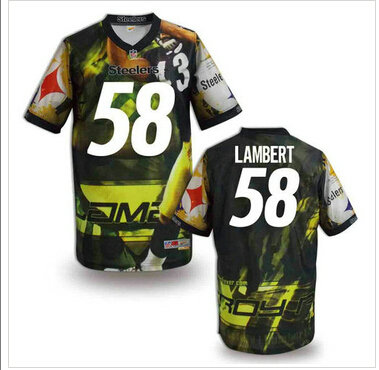 Pittsburgh Steelers #58 LAMBERT Men's Stitched NFL Elite Fanatical Version Jersey (6)