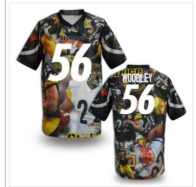 Pittsburgh Steelers #56 WOODLEY Men's Stitched NFL Elite Fanatical Version Jersey (7)