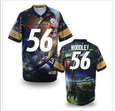 Pittsburgh Steelers #56 WOODLEY Men's Stitched NFL Elite Fanatical Version Jersey (2)