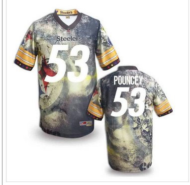 Pittsburgh Steelers #53 POUNCEY Men's Stitched NFL Elite Fanatical Version Jersey (9) Pittsburgh Steelers #53 POUNCEY Men's Stitched NFL Elite Fanatical Version Jersey (9)