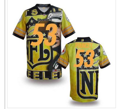 Pittsburgh Steelers #53 POUNCEY Men's Stitched NFL Elite Fanatical Version Jersey (4) Pittsburgh Steelers #53 POUNCEY Men's Stitched NFL Elite Fanatical Version Jersey (4)