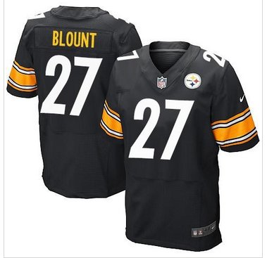 Pittsburgh Steelers #27 LeGarrette Blount Black Team Color NFL Elite Jersey