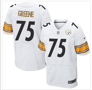 Pittsburgh Steelers #75 Joe Greene White NFL Elite Jersey