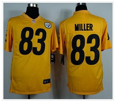 Nike Pittsburgh Steelers #83 Heath Miller Gold NFL Game Jersey Nike Pittsburgh Steelers #83 Heath Miller Gold NFL Game Jersey