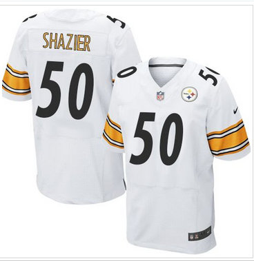 NEW Steelers #50 Ryan Shazier White Men's Stitched NFL Elite Jersey