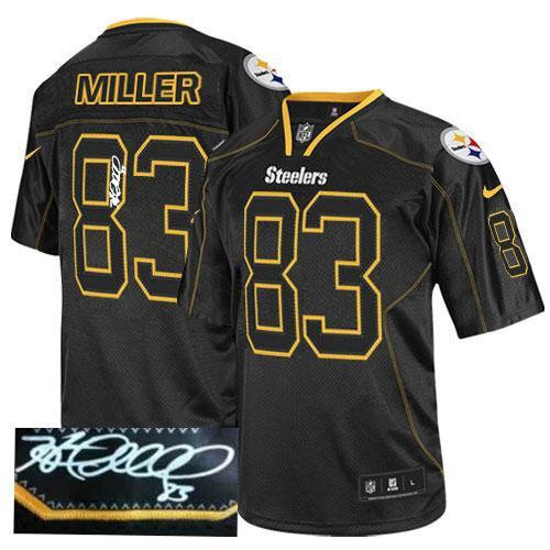 NEW Pittsburgh Steelers #83 Heath Miller Lights Out Black Jerseys(Signed Elite) NEW Pittsburgh Steelers #83 Heath Miller Lights Out Black Jerseys(Signed Elite)