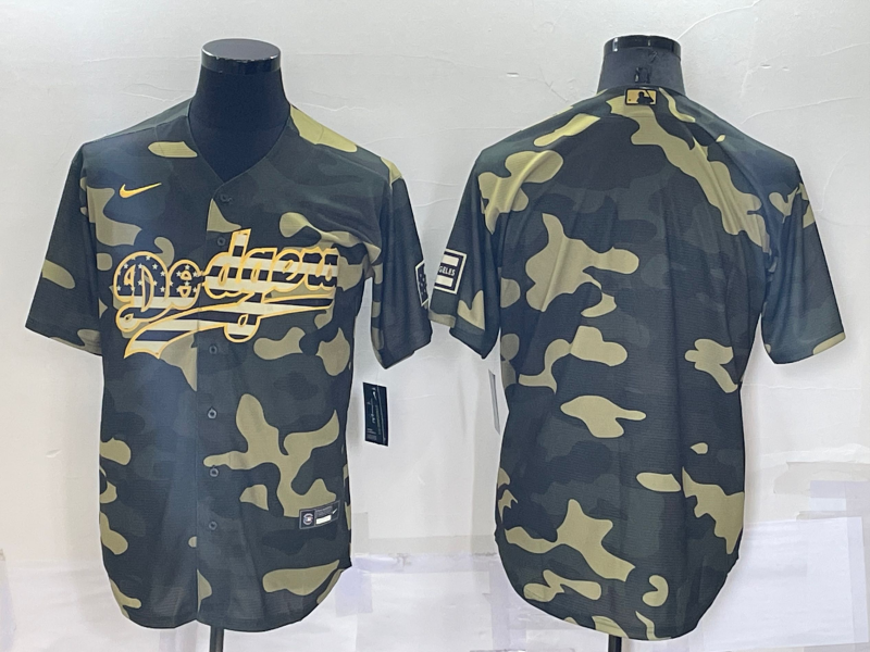 Men's Los Angeles Dodgers Blank Olive Cool Base Stitched Baseball Jersey Men's Los Angeles Dodgers Blank Olive Cool Base Stitched Baseball Jersey