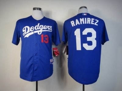mlb jerseys los angeles dodgers #13 ramirez blue(ramirez)