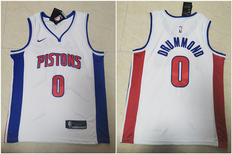 Pistons 0 Andre Drummond White Nike Swingman Jersey Pistons 0 Andre Drummond White Nike Swingman Jersey