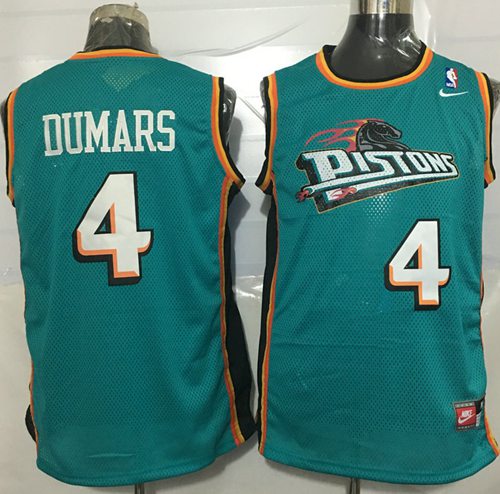 Pistons #4 Joe Dumars Green Nike Throwback Stitched NBA Jersey Pistons #4 Joe Dumars Green Nike Throwback Stitched NBA Jersey