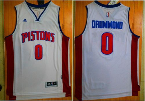 Pistons #0 Andre Drummond White Stitched NBA Jersey Pistons #0 Andre Drummond White Stitched NBA Jersey