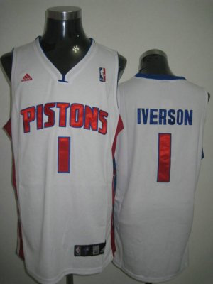 Detroit Pistons 1 Tracy McGrady White Jersey Detroit Pistons 1 Tracy McGrady White Jersey