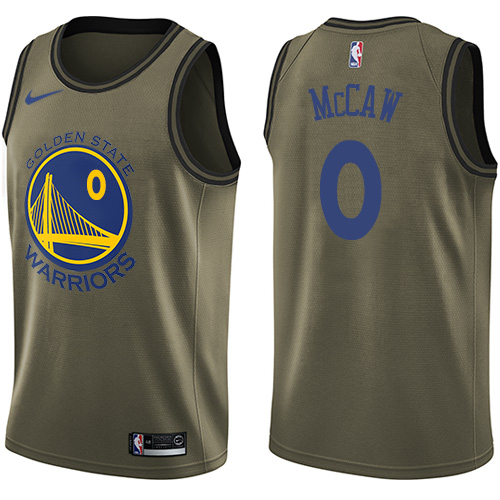 Nike Warriors #0 Patrick McCaw Green Salute to Service NBA Swingman Jersey Nike Warriors #0 Patrick McCaw Green Salute to Service NBA Swingman Jersey