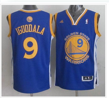 Golden State Warriors #9 Andre Iguodala Blue Revolution 30 Stitched NBA Jersey