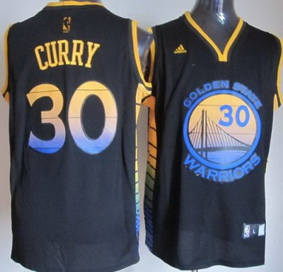 Golden State Warriors 30 Stephen Curry Black Revolution 30 Swingman NBA Jerseys