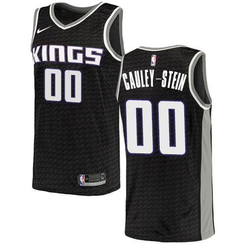 Nike Kings #00 Willie Cauley-Stein Black NBA Swingman Statement