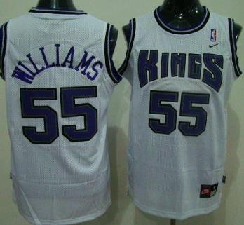 Sacramento Kings 55 Williams White Swingman Jersey Sacramento Kings 55 Williams White Swingman Jersey