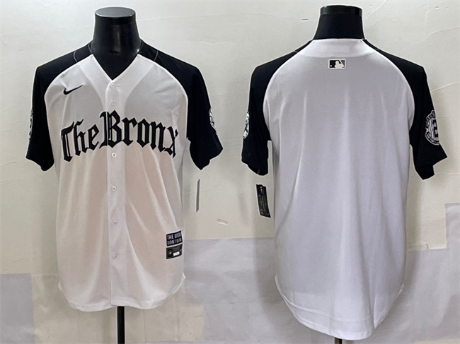 Men's New York Yankees Blank White Black 'Gothic Legacy Edition' Vapor Premier Limited Stitched Baseball Jersey Men's New York Yankees Blank White Black 'Gothic Legacy Edition' Vapor Premier Limited Stitched Baseball Jersey