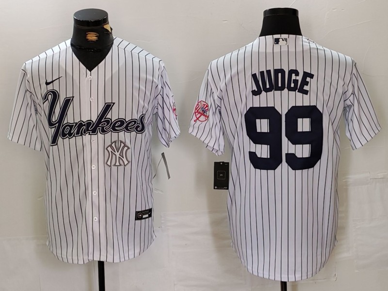Men's New York Yankees #99 Aaron Judge White Cool Base Stitched Baseball Jersey 1 Men's New York Yankees #99 Aaron Judge White Cool Base Stitched Baseball Jersey 1