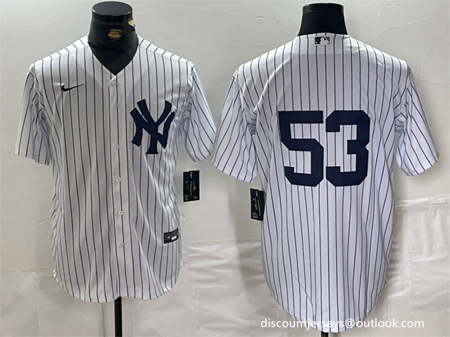 Men's New York Yankees #53 Bobby Abreu White Cool Base Stitched Baseball Jersey Men's New York Yankees #53 Bobby Abreu White Cool Base Stitched Baseball Jersey