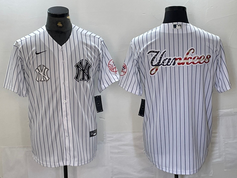 Men's New York Yankees White Team Big Logo Cool Base Stitched Baseball Jersey 42 Men's New York Yankees White Team Big Logo Cool Base Stitched Baseball Jersey 42
