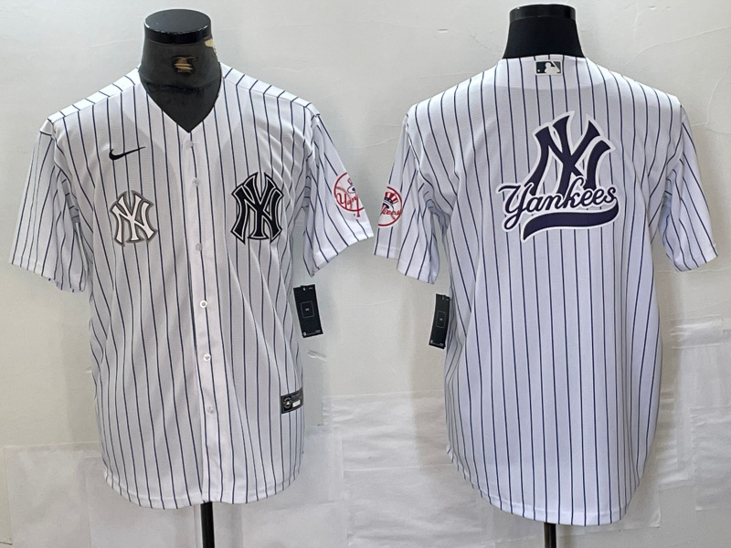 Men's New York Yankees White Team Big Logo Cool Base Stitched Baseball Jersey 16 Men's New York Yankees White Team Big Logo Cool Base Stitched Baseball Jersey 16