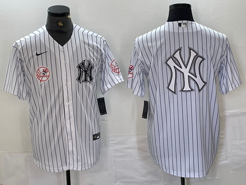 Men's New York Yankees White Team Big Logo Cool Base Stitched Baseball Jersey 14 Men's New York Yankees White Team Big Logo Cool Base Stitched Baseball Jersey 14