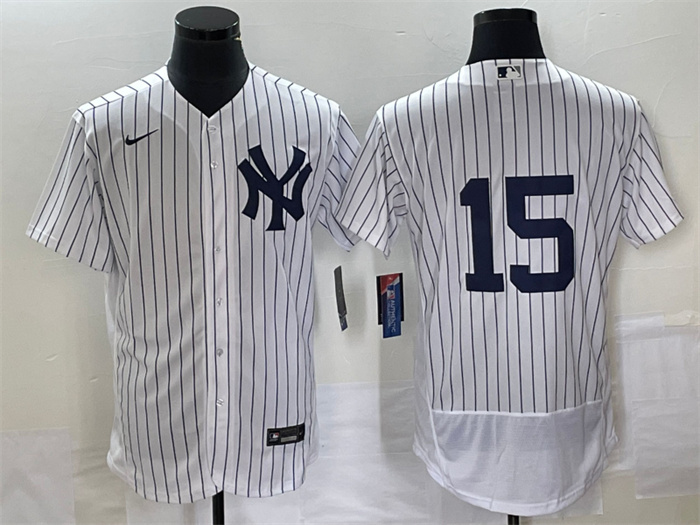 Men's New York Yankees #15 Thurman Munson White Flex Base Stitched Baseball Jersey Men's New York Yankees #15 Thurman Munson White Flex Base Stitched Baseball Jersey