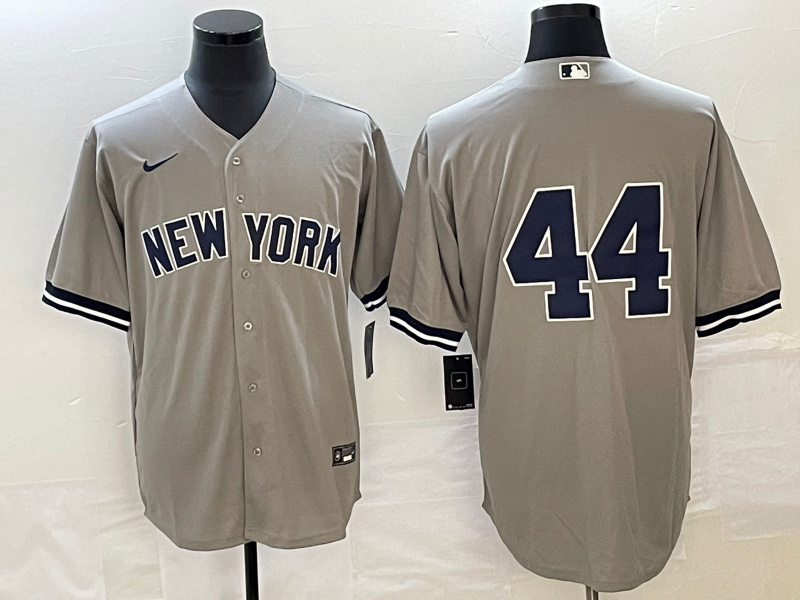 Men's New York Yankees #44 Reggie Jackson Gray Cool Base Stitched Baseball Jersey Men's New York Yankees #44 Reggie Jackson Gray Cool Base Stitched Baseball Jersey