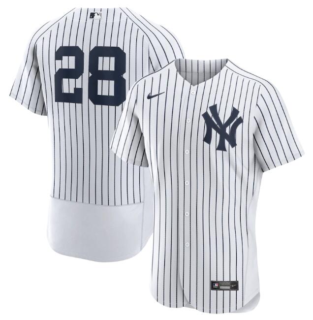 Men's New York Yankees #28 Josh Donaldson White Flex Base Stitched Jersey Men's New York Yankees #28 Josh Donaldson White Flex Base Stitched Jersey