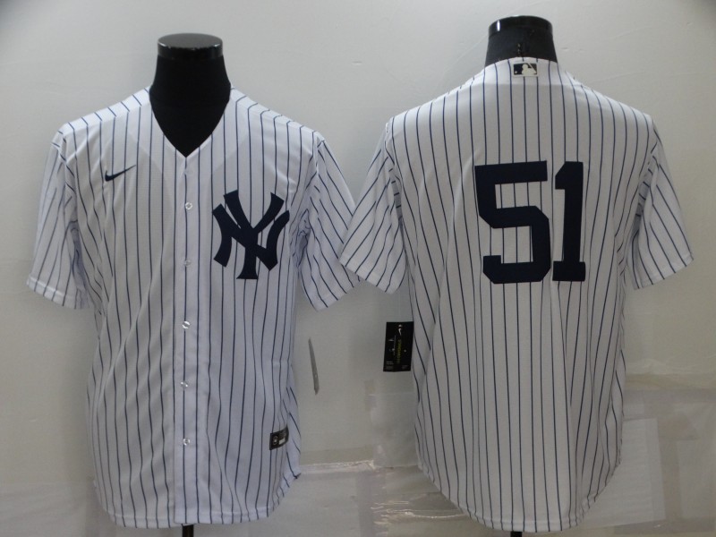 Men's New York Yankees #51 Bernie Williams White Cool Base Stitched Baseball Jersey Men's New York Yankees #51 Bernie Williams White Cool Base Stitched Baseball Jersey