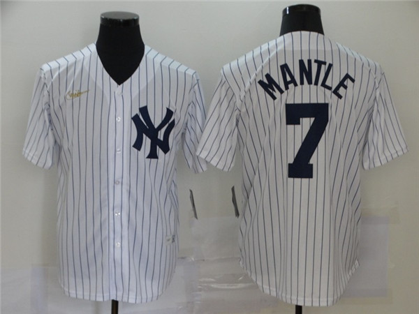 Yankees 7 Mickey Mantle White Nike Cool Base Jersey Yankees 7 Mickey Mantle White Nike Cool Base Jersey