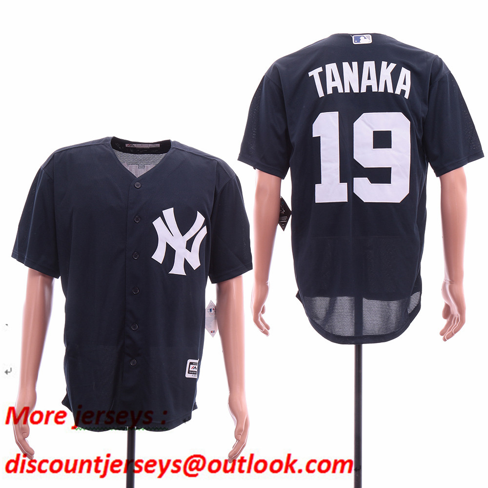 Yankees 19 Masahiro Tanaka Navy Cool Base Jersey Yankees 19 Masahiro Tanaka Navy Cool Base Jersey