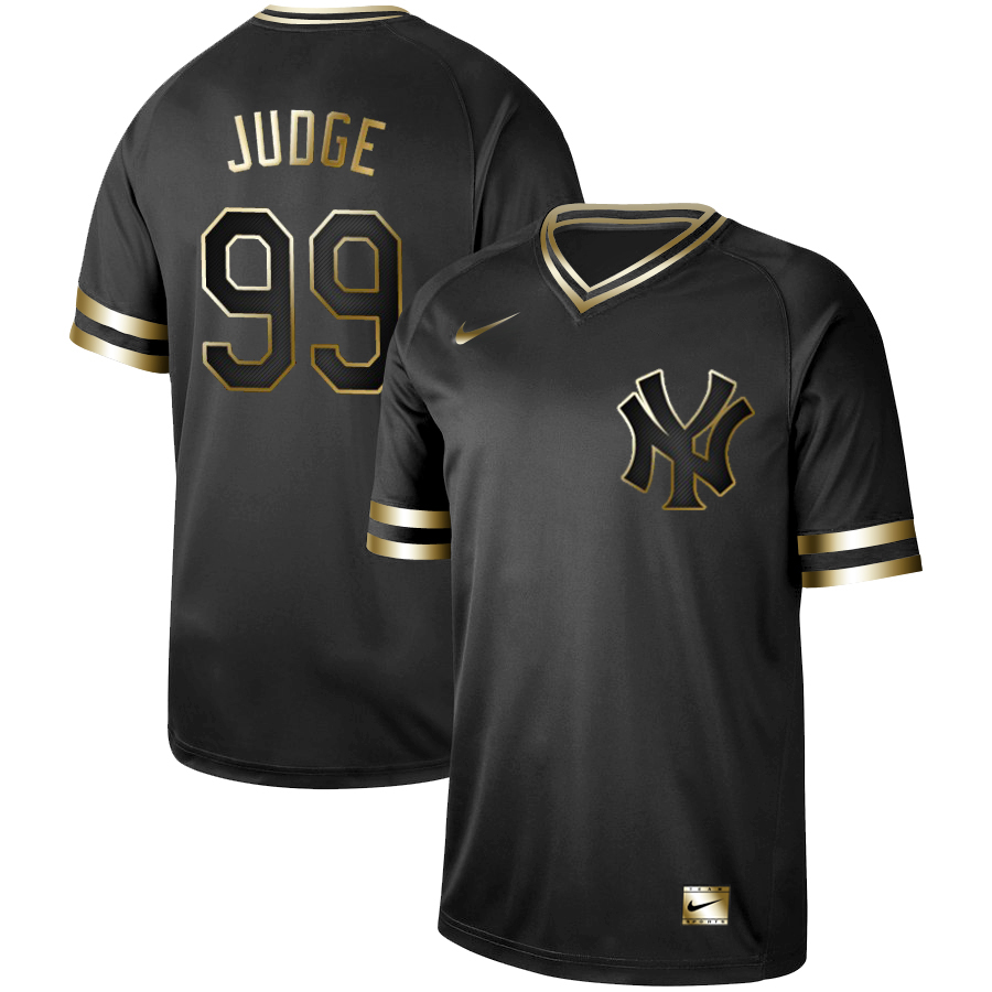 Yankees 99 Aaron Judge Black Gold Nike Cooperstown Collection Legend V Neck Jersey Yankees 99 Aaron Judge Black Gold Nike Cooperstown Collection Legend V Neck Jersey