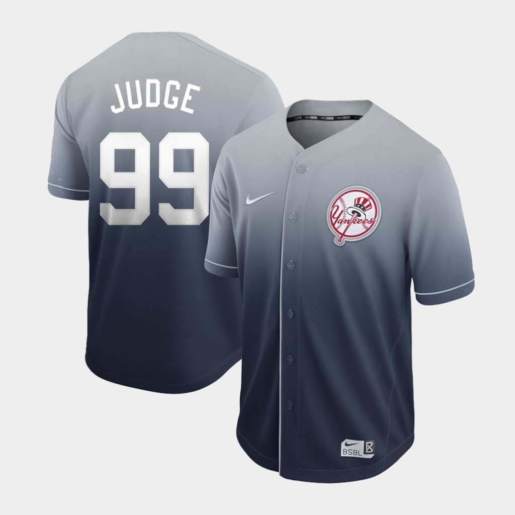Yankees 99 Aaron Judge Gray Drift Fashion Jersey Yankees 99 Aaron Judge Gray Drift Fashion Jersey