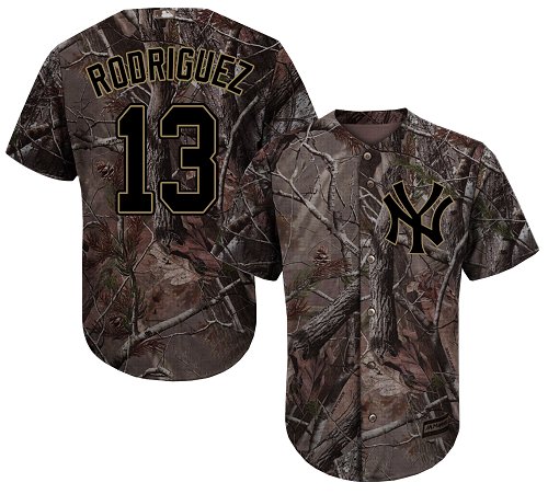 Yankees #13 Alex Rodriguez Camo Realtree Collection Cool Base Stitched Baseball Jersey Yankees #13 Alex Rodriguez Camo Realtree Collection Cool Base Stitched Baseball Jersey