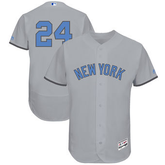 Men's New York Yankees Gary Sanchez Majestic Gray Father's Day FlexBase Jersey Men's New York Yankees Gary Sanchez Majestic Gray Father's Day FlexBase Jersey