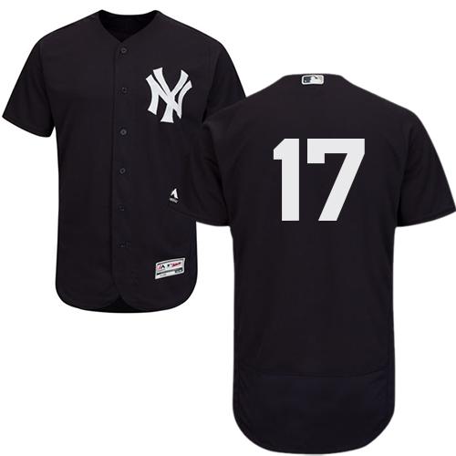Yankees #17 Matt Holliday Navy Blue Flexbase Authentic Collection Stitched MLB Jersey Yankees #17 Matt Holliday Navy Blue Flexbase Authentic Collection Stitched MLB Jersey