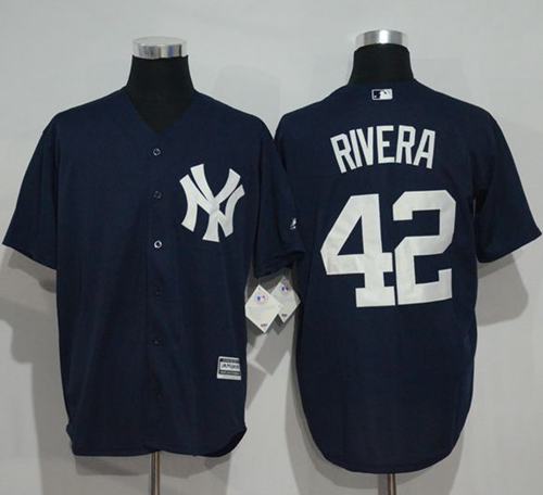 Yankees #42 Mariano Rivera Navy Blue New Cool Base Stitched MLB Jersey Yankees #42 Mariano Rivera Navy Blue New Cool Base Stitched MLB Jersey