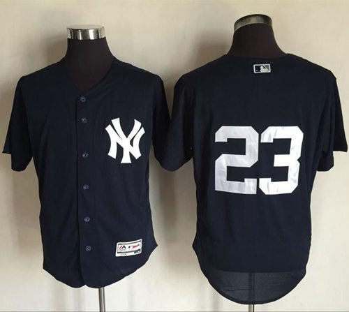 Yankees #23 Don Mattingly Navy Blue Flexbase Authentic Collection Stitched MLB Jersey Yankees #23 Don Mattingly Navy Blue Flexbase Authentic Collection Stitched MLB Jersey