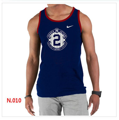 New Derek Jeter New York Yankees Official Final Season Commemorative Logo men Tank Top D.Blue New Derek Jeter New York Yankees Official Final Season Commemorative Logo men Tank Top D.Blue