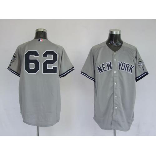 Jerseys New York Yankees 62 Joba Chamberlain Grey Jerseys New York Yankees 62 Joba Chamberlain Grey