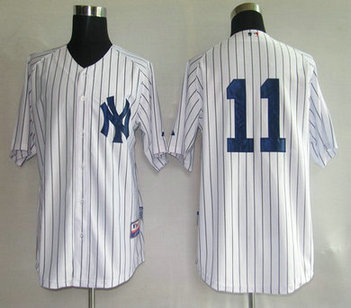 New York Yankees 11# White Jerseys New York Yankees 11# White Jerseys