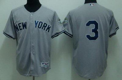 New York Yankees 3 White Babe Ruth Grey Jerseys New York Yankees 3 White Babe Ruth Grey Jerseys