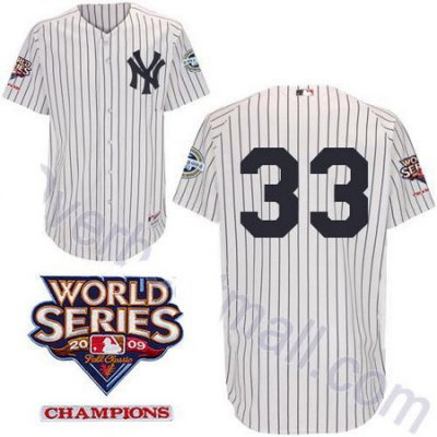 New York Yankees 33 Nick Swisher White jerseys