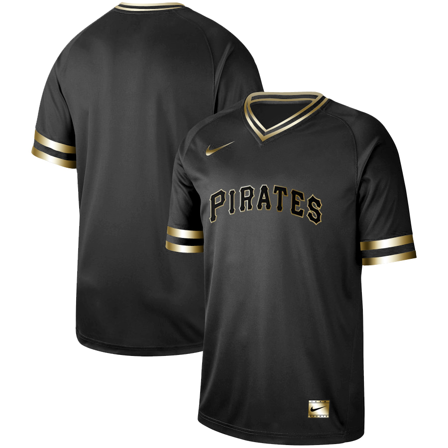 Pirates Blank Black Gold Nike Cooperstown Collection Legend V Neck Jersey Pirates Blank Black Gold Nike Cooperstown Collection Legend V Neck Jersey