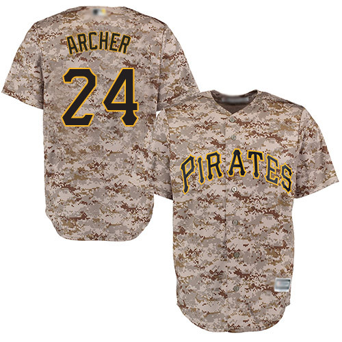 Pirates #24 Chris Archer Camo New Cool Base Stitched Baseball Jersey Pirates #24 Chris Archer Camo New Cool Base Stitched Baseball Jersey