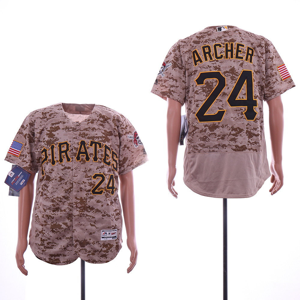 Pirates 24 Chris Archer Camo Flexbase Jersey Pirates 24 Chris Archer Camo Flexbase Jersey